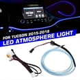 thumbnail image 1 of Car Interior LED Dashboard Frame Light Instrument Panel Trim Atmosphere Light for Hyundai Tucson 2015, 1 of 5