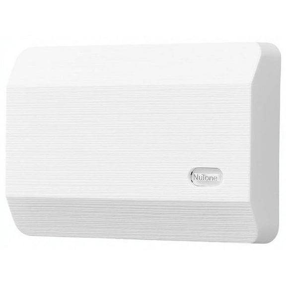 Nutone LA11WH Decorative Wired Two-Note Door Chime, White Textured Finish