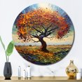 thumbnail image 1 of Designart Horloge Murale Botanique Surdimensionnée "Dancing Baobab Tree II", 1 of 6
