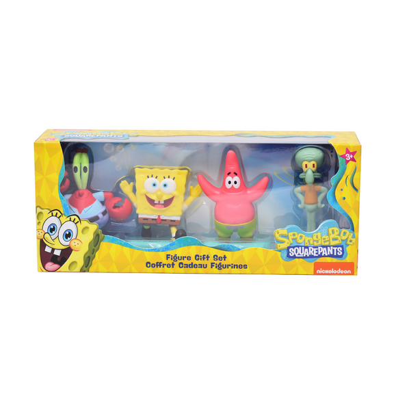 Legend Toys SpongeBob SquarePants Mini Figures 4-Pack - Collectible Nickelodeon Toy Set - Officially Licensed