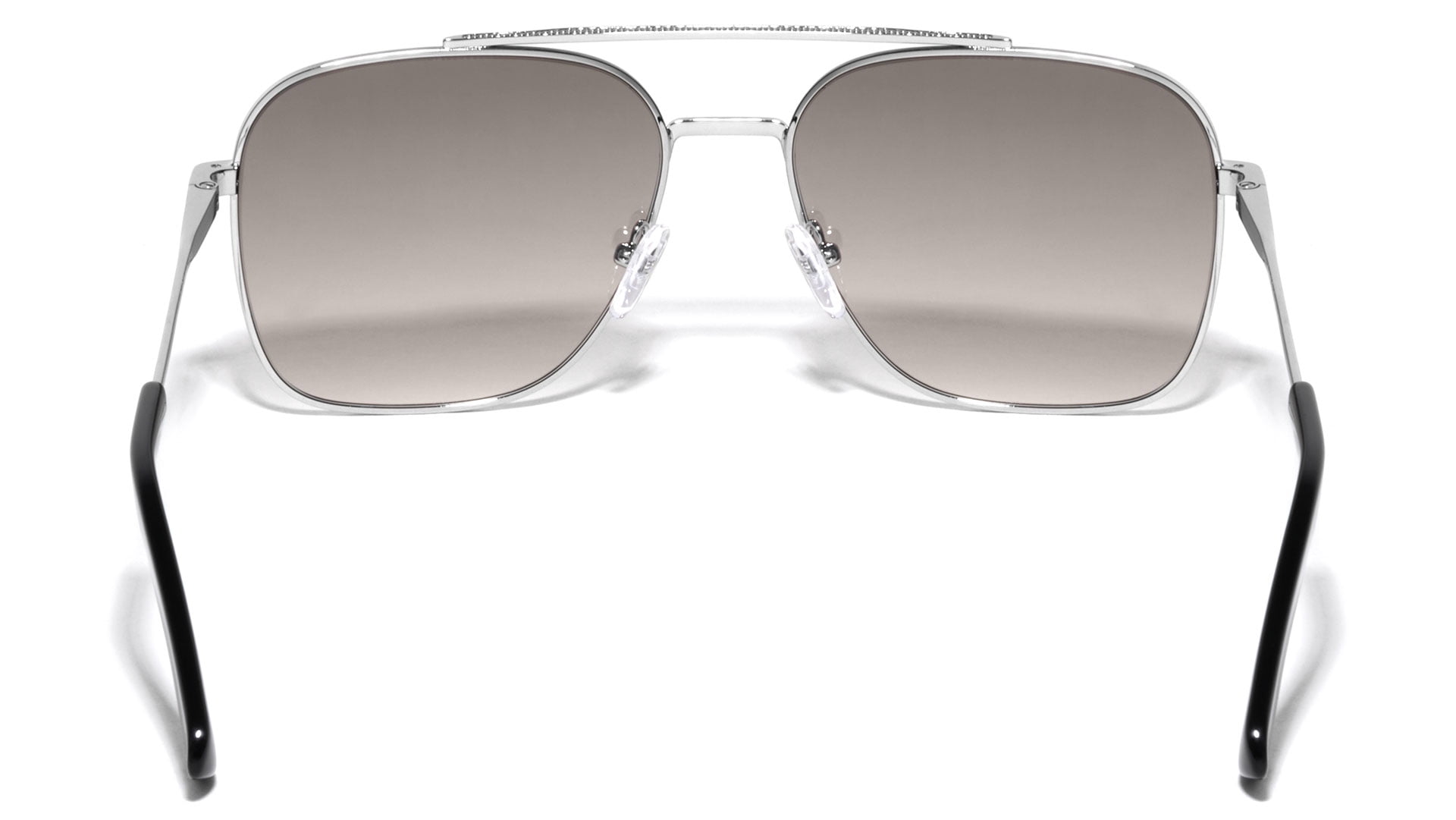 GLASS Lens Premium Square Pilot Metal Frame Sunglasses For Men Or Women UV400
