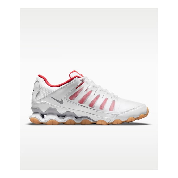 Mens Nike Reax 8 TR Mesh Shoe Size: 7.5 White - White - Wolf Grey Cross Training