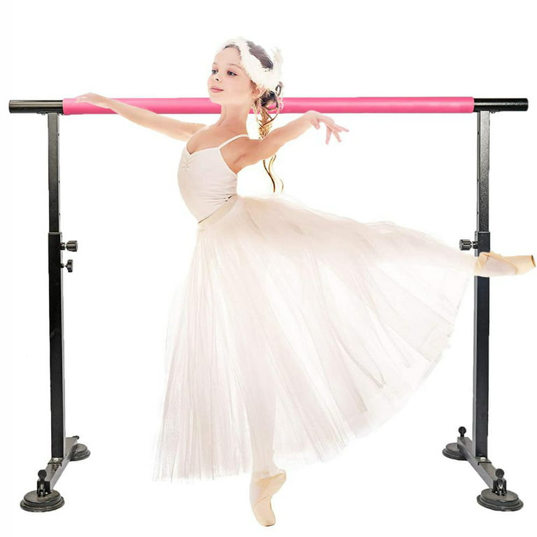 Portable Ballet Barre Bar for Home, 5FT Adjustable Freestanding Double Ballet  Barre for Girls & Adults, Stable & Anti-Slip Dance Bar for Stretching,  Studio Dancing, Workout 