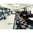 thumbnail image 2 of Sommers, Mindy 24x20 Black Ornate Wood Framed with Double Matting Museum Art Print Titled - American Diner, 2 of 4