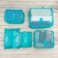 thumbnail image 4 of Miami CarryOn Neon 12-Piece Packing Cubes Luggage Organizer (Blue), 4 of 6