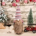 thumbnail image 5 of Christmas Wine Bottle Covers, 4 Pack Gnomes Wine Bottle Toppers Decorative for Holiday Xmas New Year Table Decor Party Gift, 5 of 8