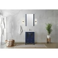 thumbnail image 5 of Volez 24 in W x 18.25 in D Navy Blue Bath Vanity and White Ceramic Top, 5 of 8