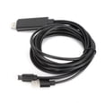thumbnail image 3 of Cable adaptador KHDTV, 1,8 m, 4K, tipo C, compatible con HDM, cable de sincronización de pantalla, máxima eficiencia, 3 of 12