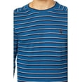 thumbnail image 3 of U.S. Polo Assn. Men's Long Sleeve Yarn-Dye Stripe Crewneck Thermal Shirt, Sea Bird, X-Large, 3 of 3