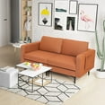 thumbnail image 2 of Modern Loveseat Sofa Couch with Side Storage Pocket, 2 of 11