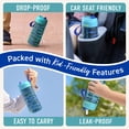 thumbnail image 2 of bentgo Kids Shark Plastic Water Bottle 15 oz. (BGKDCP1-SHK), 2 of 8