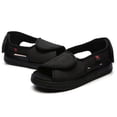 thumbnail image 3 of Zapatos de tela cómodos ajustables de gran tamaño y ensanchados para el cuidado de la salud de los pies hinchados y con hinchazón de grasa y deformidad del pie, 3 of 5