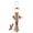 Antique Copper, variant on Metal Bird Feeders with 6 Feeding Ports,Tube Bird Feeder with Steel Hanger,Wild Bird Feeder for Outdoors Hanging, Attracting Birds in Your Lawn, Garden, Balcony