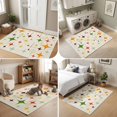 thumbnail image 5 of Area Rugs 4'x6'. Middle Century Carpet Runner Indoor Outdoor Rugs Home Decor Aesthetic, Geometric Abstract Boho Stripeds Non Slip Mats Washable Accent Rug for Living Room Bedroom, 5 of 8