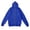 Blue, variant on hoksml Zip Up Hoodie Solid Loose Sweatshirt Jacket for Daily Outdoor Casual Wear Everyday Comfort