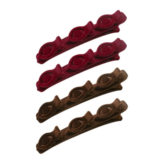 2 Pcs Braided Hair Clips for Women and Girls Double Layer Hair Clip Easy to Use