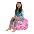 thumbnail image 3 of Posh Creations Stuffable Organizing Cover Only, Canvas, Kids,2ft, Color Hearts on Pink, 3 of 3
