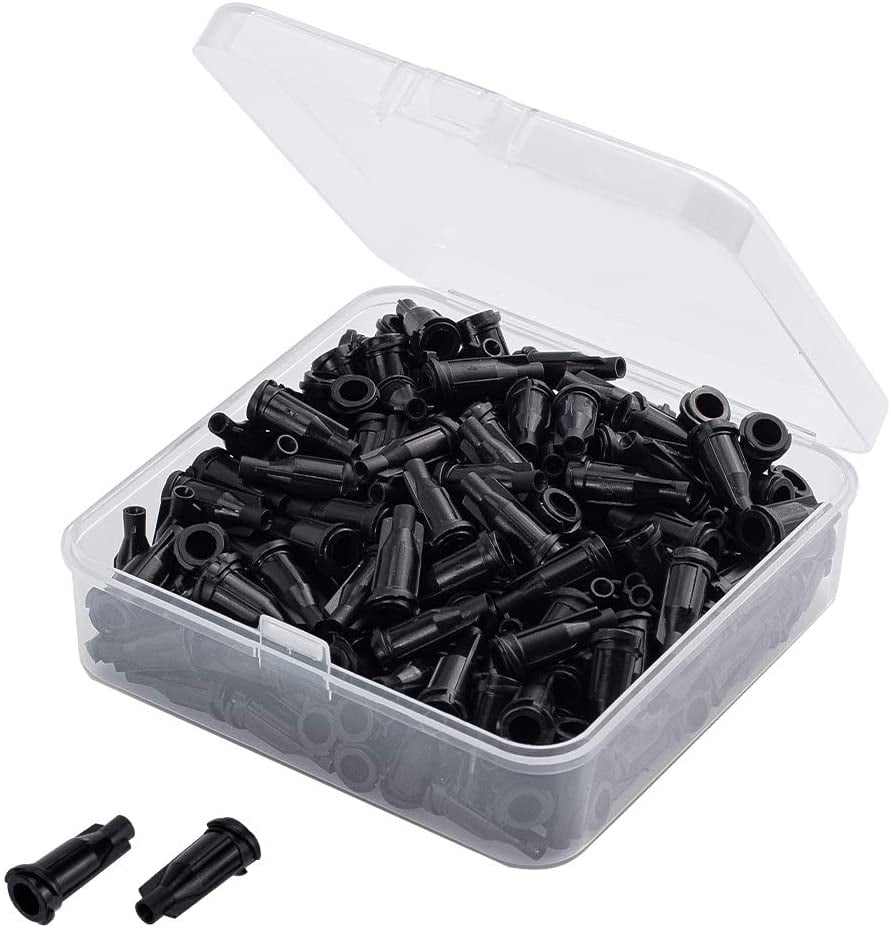 200PCS Luer Lock Syringe Tip Caps Dispensing Needle Tip Cap for