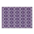 thumbnail image 1 of Mauve Cutting Board, Gradient and Geometric Circular Pattern with Inner Lines and Ring Balls Digital Graphic, Decorative Tempered Glass Cutting and Serving Board, Small Size, Purple, by Ambesonne, 1 of 1