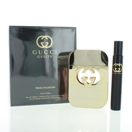 GUCCI GUILTY WOMEN 2 PIECE GIFT SET - 2.5 OZ EAU DE TOILETTE SPRAY by GUCCI