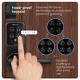 thumbnail image 3 of Lockly Secure Plus Cerradura de puerta inteligente Bluetooth, entrada sin llave con teclado digital PIN Genie®, cerradura de puerta delantera con sensor biométrico de huellas dactilares 3D con manija,, 3 of 5