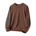 thumbnail image 4 of LIaqionyy Big and Tall for Mens Sweatshirt Pullover Crew Neck Long Sleeve Casual Sweatshirts Fall Tops Clothes, 4 of 5
