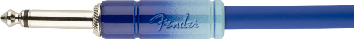 Fender Ombré Series Straight to Straight Instrument Cable - 10 foot, Belair Blue