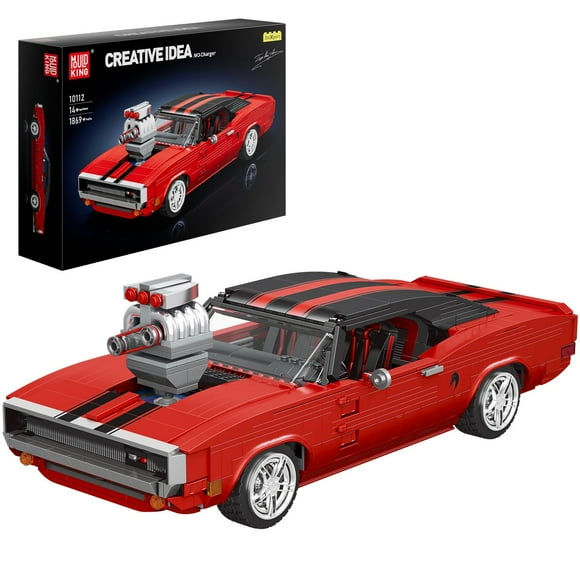 Mould King Car Building Sets 1:12 Scale Sports Car Model 10112 Collectible Speed Champion Cars Building Kits Build and Display Car Set for Adults Boys Kids Aged 14+ (1869 Pieces)