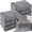 Gray-6, variant on 6 Pack Sherpa Fleece Throw Blankets Bulk 50"x 60" Soft Plush Wedding For Couch Sofa Spa Sleepover Party Favor Supplies Travel Guest Room Home Decor