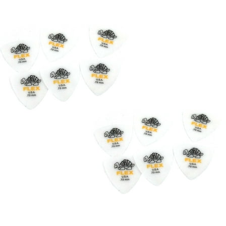 Dunlop Guitar Picks Flex Triangle 12 Picks .73mm Medium (456P.73)