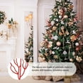 thumbnail image 4 of FESTFENDS 10Ud Hojas Artificiales Rojas Para De Fiestas Y Accesorios Navideños, 4 of 7