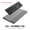 grey, variant on 1-Piece Memory Foam Keyboard Wrist Rest, Ergonomic Palm Support Pad for Office Work, All-in-One Wrist Cushion for Mechanical Keyboard