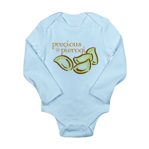 CafePress - 3 Precious Pierogi 7X7 Body Suit - Long Sleeve Infant Bodysuit