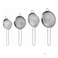 thumbnail image 1 of Coladores Cernidores Escurridor Acero Inoxidable Juego 4 Pzs, 1 of 5