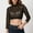 Black, variant on Dasayo Tops for Women Cheeky Lace Long Sleeve Black Cropped Cutout Tops Tees for Women L