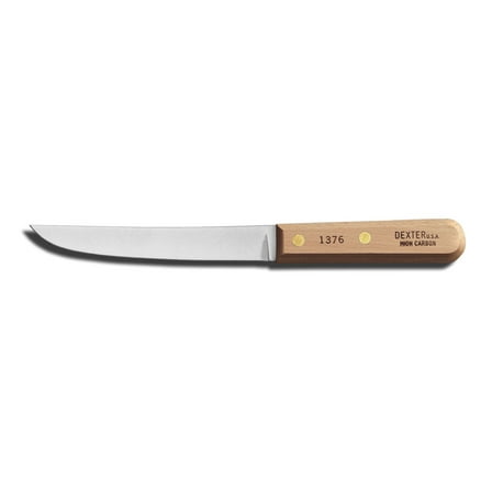 Dexter 6" Wide Boning Knife Carbon Steel Rosewood Handle