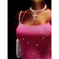 thumbnail image 6 of Multicolor Sexy Backless Sequin Mini Slip Dress For Party Cocktail Clubwear, 6 of 8