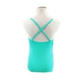 thumbnail image 4 of ZACPNCV Girls Leotard Camisole Adjustable Strap Ballet Gymnastic Front Lined Mint Green 3-4 Years, 4 of 5