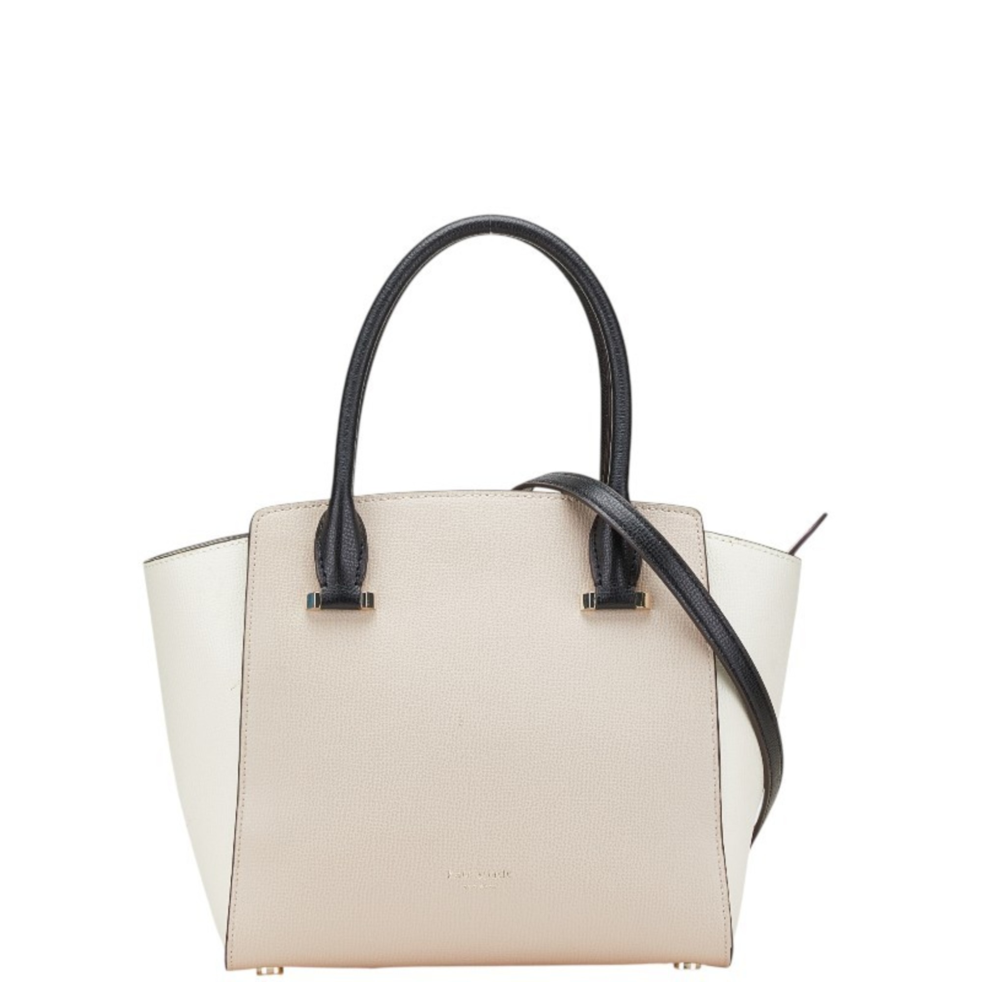 Pre-Owned Kate Spade 2-Way Tote Bag/Shoulder Bag in Pink, White, and Black Leather for Women