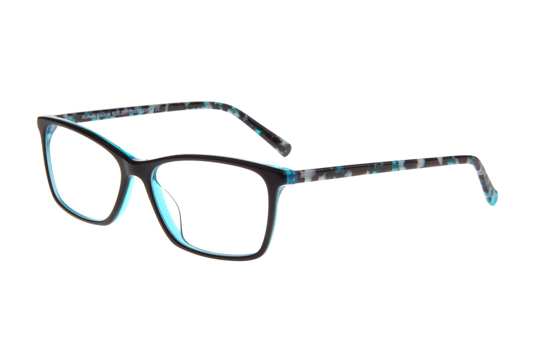 New Runway Couture RCE-310 Crystal Rose Eyeglasses with Glitter 52/17/140 NEW RUNWAY COUTURE RCE 310 Crystal Rose Eyeglasses 52mm with  main image 4