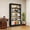 Black, variant on Hanyu 5-Tier Bookcase and Bookshelf,71" H Free Standing Metal Bookcase with Adjustable Storage Shelves,Freestanding Bookshelves for Library, Living Room, Home Office (White-2)