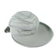 thumbnail image 1 of Sombrero plegable con visera y ala ancha de 2 estilos, con protección UV (gris), 1 of 7