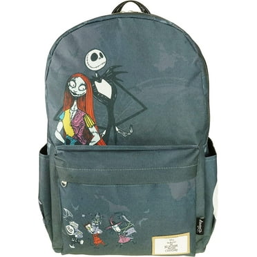 Disney Nightmare Before Christmas Backpack 17" with Laptop Compartment for School, Travel, and Work