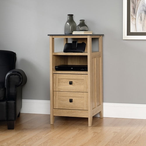 Sauder August Hill Technology Pier In Dover Oak Walmart Com Walmart Com