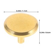 ETHZZLE 20Pcs Copper Clock Second Pointer Caps for Quartz Wall Clocks Easy to Install Repair Kit
