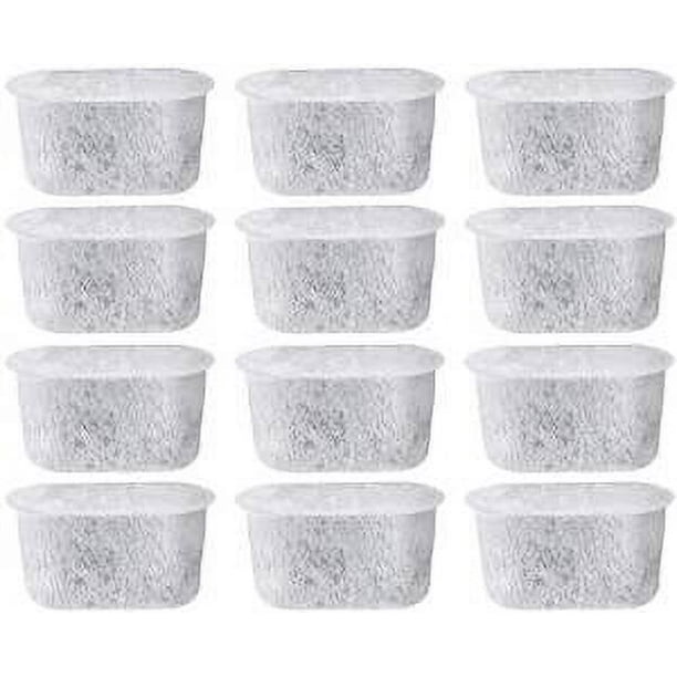 Máquina de cafetera de Cuisinart Filtros de agua de carbón de reemplazo de 12 paquetes Nispira DC12