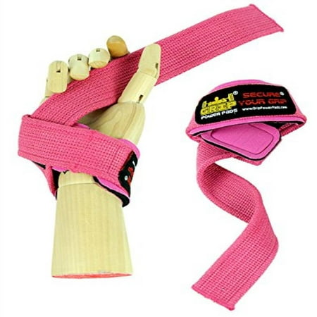 PINK WOMEN Classic Heavy Duty Neoprene Padded Weight Lifting Straps, ★EXTRA CUSHION★ At the ✔Carpal Tunnel ✔For Wrist Comfort & Optimal Lifting Power - Best Cotton Weightlifting Strap (Best Weightlifting Shoes 2019)