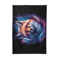 thumbnail image 2 of JSTEL Fox Head in Nebula Table Cloth Square 54 x 54 Inch Tablecloth Anti Wrinkle Table Cover for Dining Kitchen Parties, 2 of 6