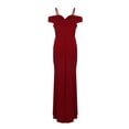 thumbnail image 6 of Women's Off Shoulder Mermaid Maxi Dress Elegant Sweetheart Neck Evening Gown for Party Graduation, 6 of 8