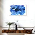 thumbnail image 3 of Elephant Stock Blue Killer Whale Wall Art - Horizontal Canvas Wall Art - Living Room Wall Decor - Watercolor Animal Canvas - Blue And White Decor - 30" x 20", 3 of 8